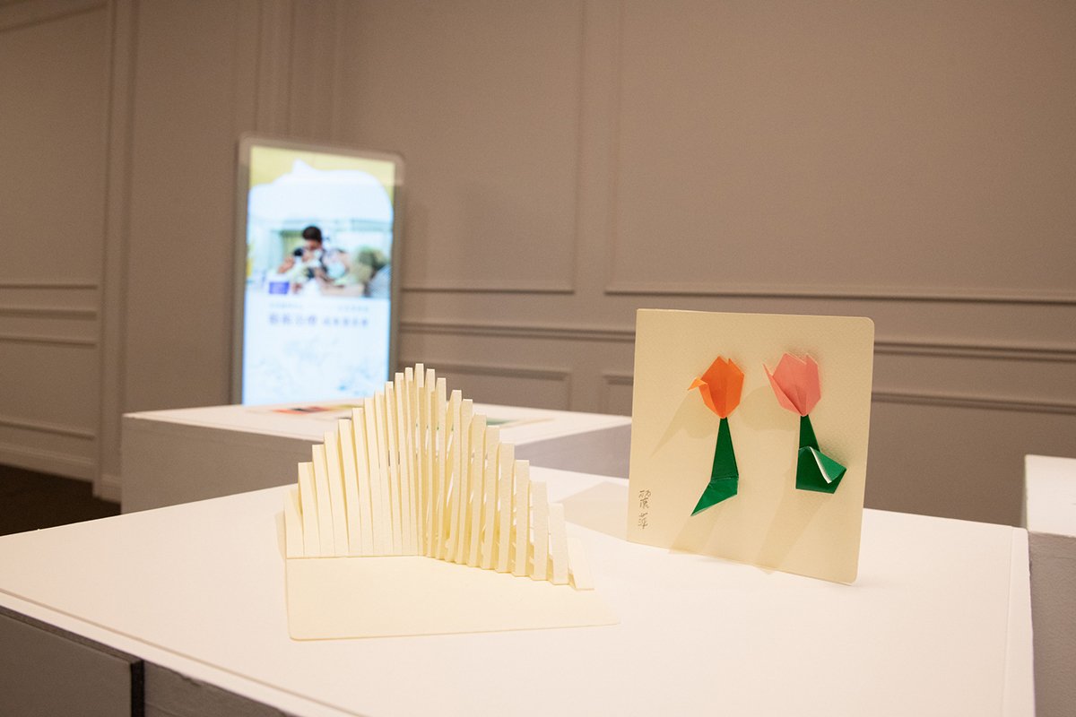 藝術治療成果發表會，病友作品展覽。