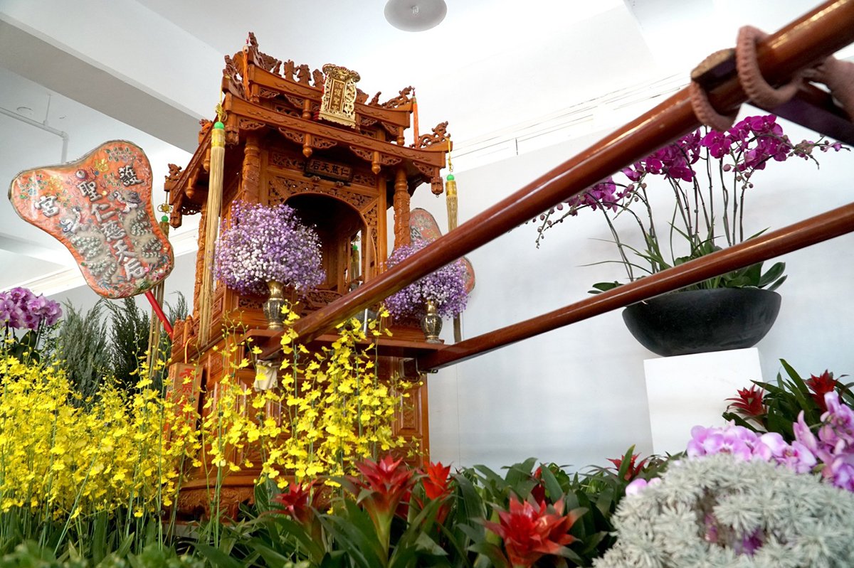 全國第一花藝結合建醮 埔里秋季花卉展「花醮」驚豔登場 2 20201203花醮記者會 201203 1