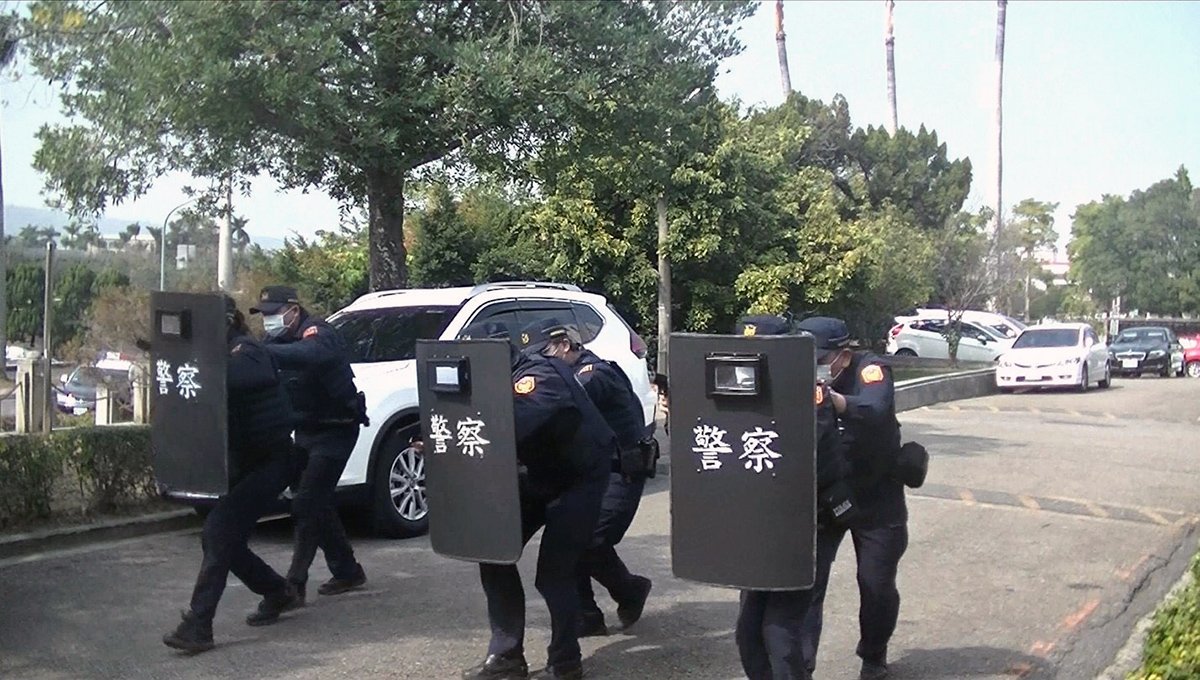 中興警首發微電影，逼真場景民眾有感