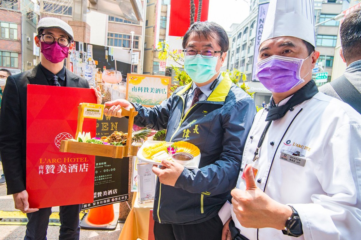台南市安心餐廳推好運旺來餐 黃偉哲邀全國朋友來台南吃旺來好運來 4 吃旺來 好運來 安心餐廳鳳梨入菜澎派料理邀大家一起品嚐