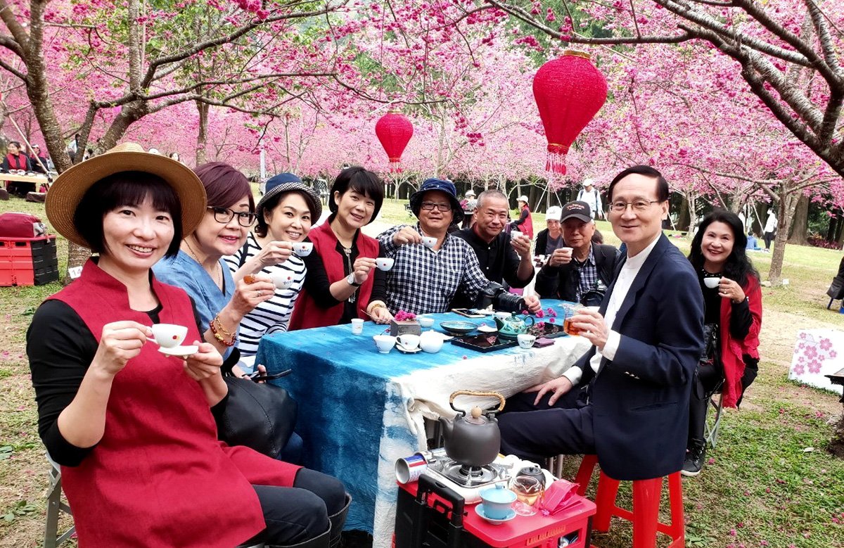 日月潭櫻花季 九族賞花品茶感受滿滿日本風 1 1100227九族櫻花茶會 210301