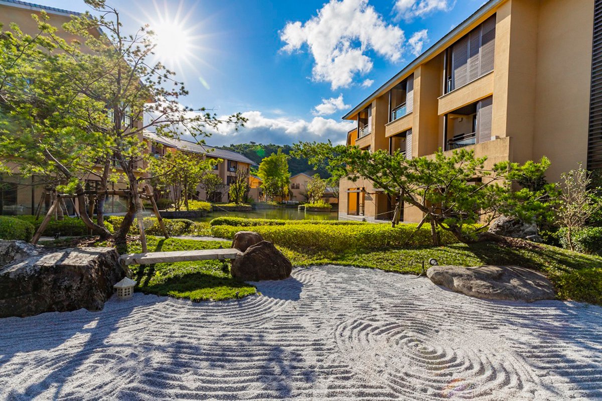 宜蘭力麗威斯汀 X 棲蘭/明池馬告生態園區深度探索宜蘭山林秘境 3 WES 宜蘭力麗威斯汀中央庭院禪風景緻設計