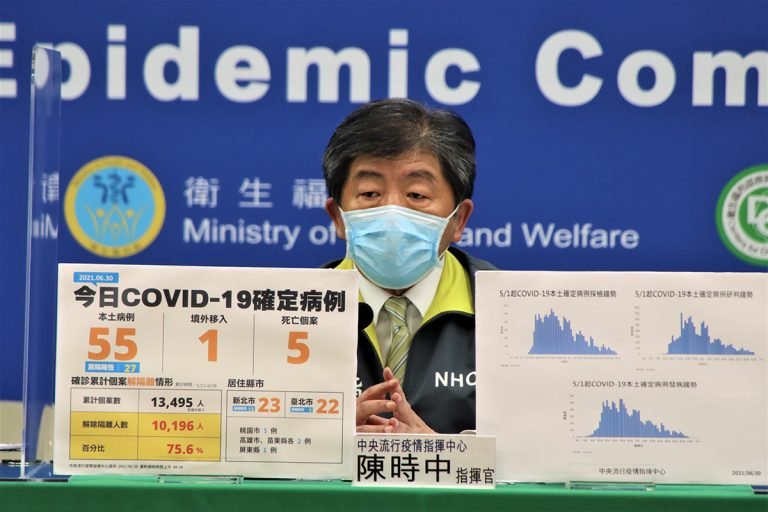 30日新增56例 本土55例+1例境外 另新增5例死亡 1 0630 2