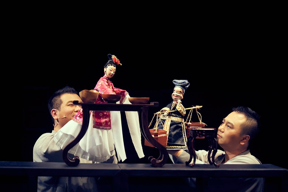 真快樂掌中劇團及錦飛鳳傀儡戲劇團帶來的作品片段