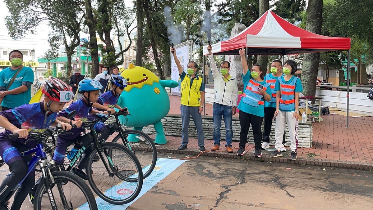 埔里自行車道 鄉揪逗鎮騎 數字指標 台灣之心微環島 小騎士計時賽起跑 1 S 87613507