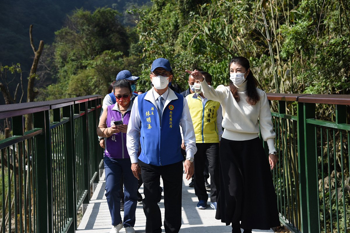 竹山瑞龍瀑布重新開園 全程無障礙設施觀瀑新體驗 1 DSC 9279