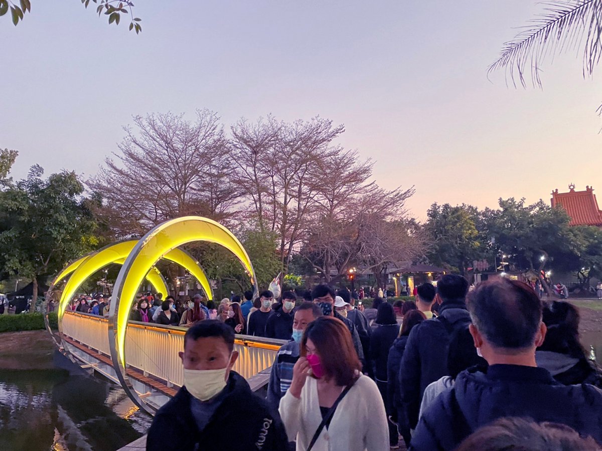 228連假臺南旅遊人氣旺 景點活動精彩踏青最逍遙 3 01.月津港燈節湧進大批賞燈民眾