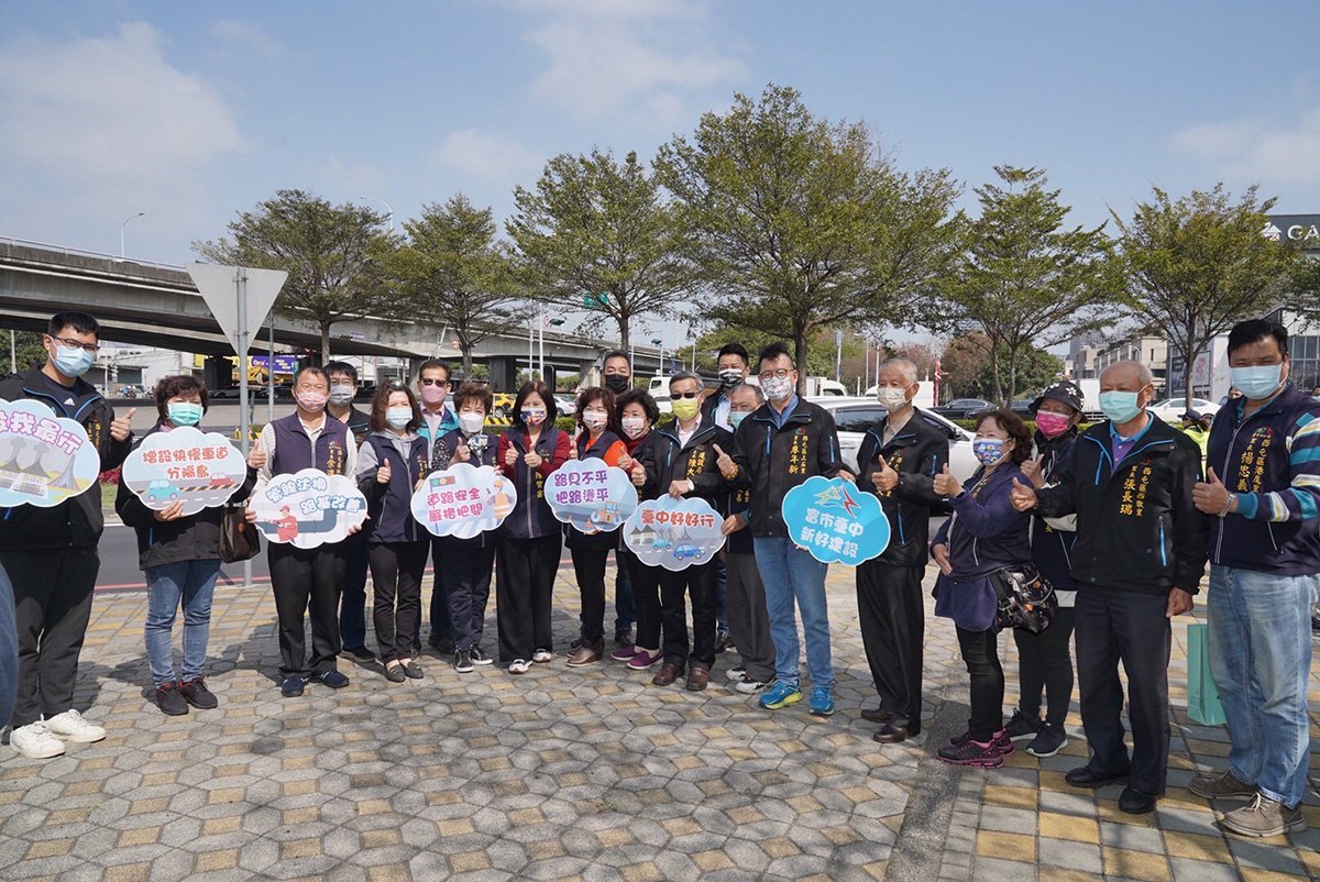 台中市市政路800公尺「燙平」完工 1 用路更安心 中市市政路 燙平 完工