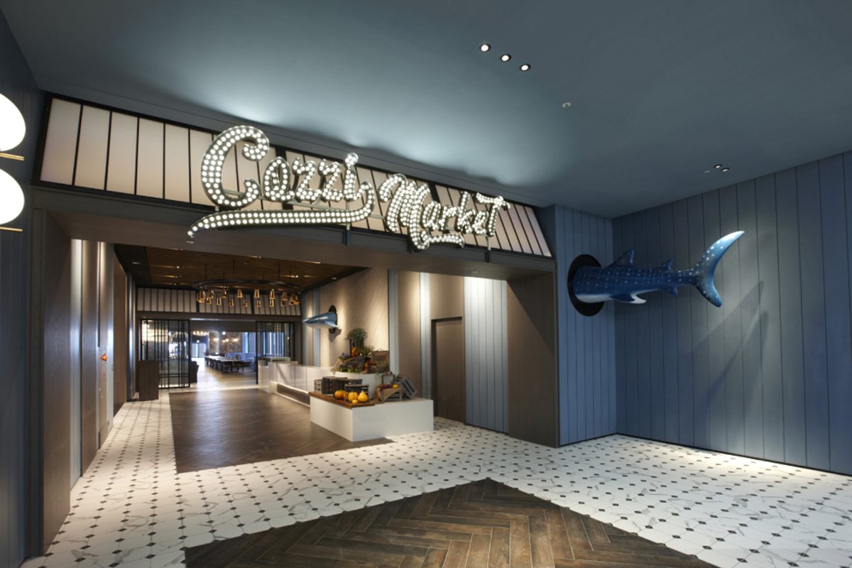 【COZZI Blu和逸飯店‧桃園館】以海邊碼頭市集為概念設計的Cozzi Market逸‧市集