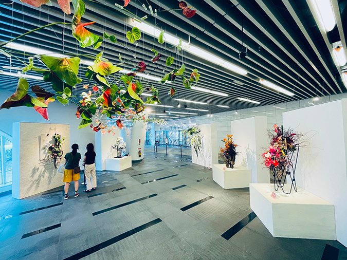 花開正美！國資圖花卉展推廣花藝美學