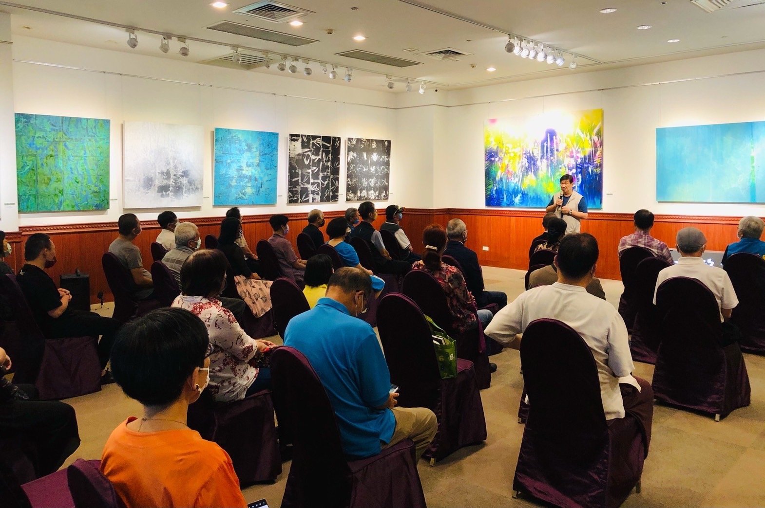 《竹影･花園》陳正隆當代水墨展開幕盛況