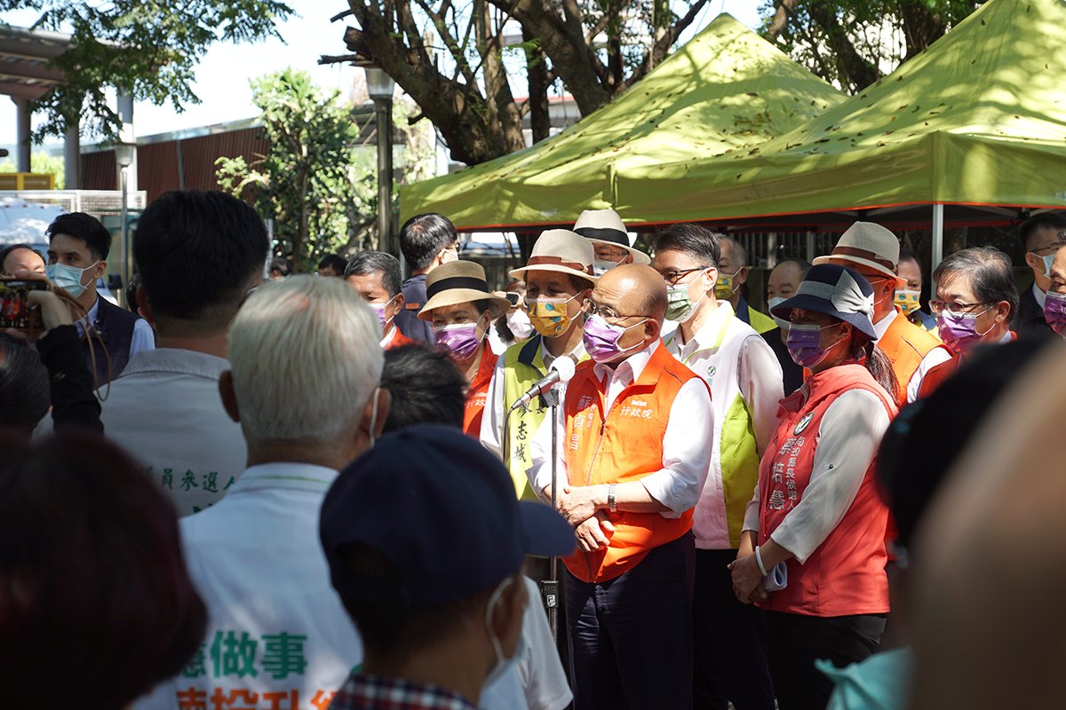 埔里爭取活化水源地　蘇揆樂見中央地方合力給孩子一座水與綠的公園