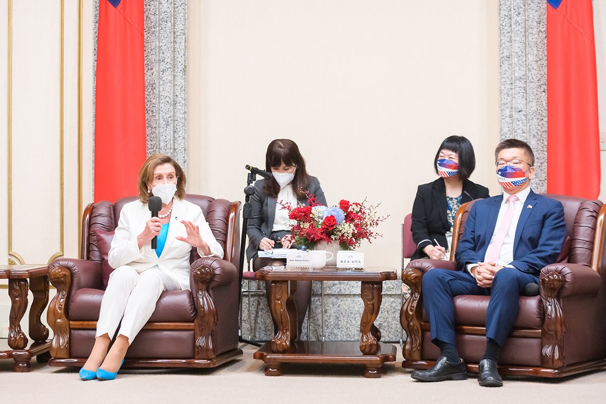 會晤美國聯邦眾議院議長裴洛西一行 蔡其昌:台灣必定堅定立場 1 file1