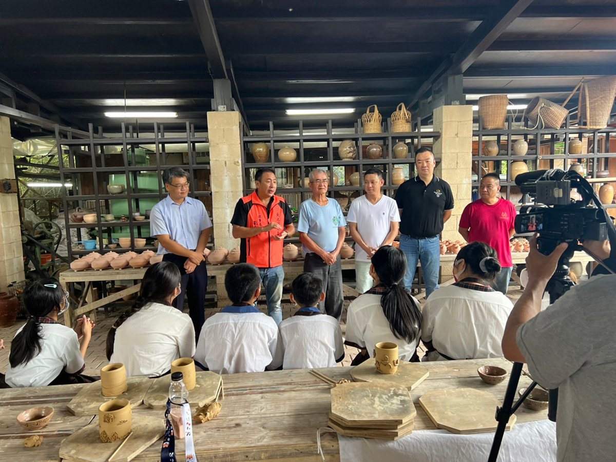 日月潭魚池鄉農會舉辦「2022地方特色茶特等獎茶倉入窯」儀式。圖：蘇彩娥 攝