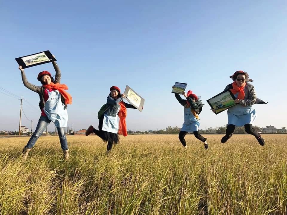 嘉義縣鹿草雖地處偏鄉，蓬勃的文化藝術活動，成為最美景點。（鄭炳煌老師提供）