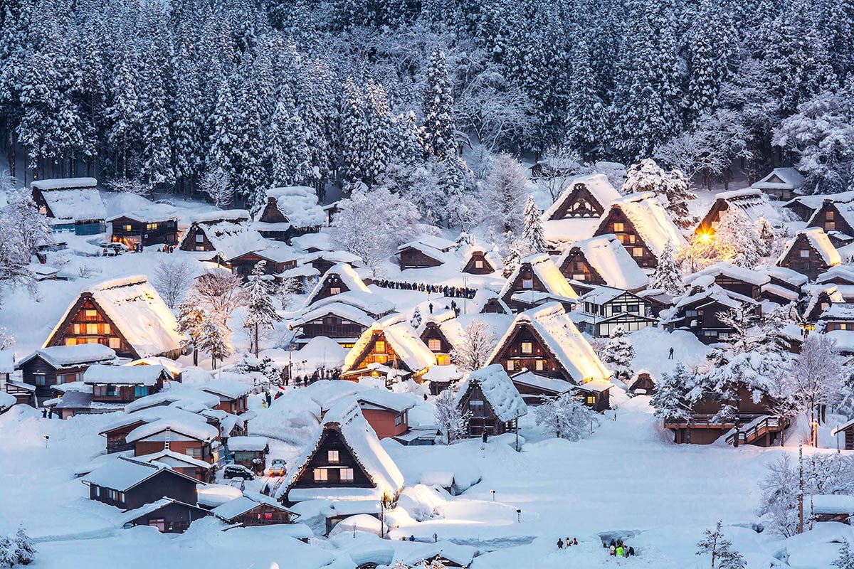 日本白川鄉合掌村，冬雪童話王國-可樂旅遊提供