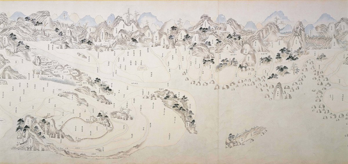 內惟最早的地圖－臺灣圖附澎湖群島圖(雍正年間)