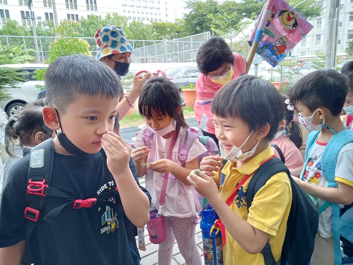 太平附幼學童造訪社區低碳公園 環境教育從小扎根
