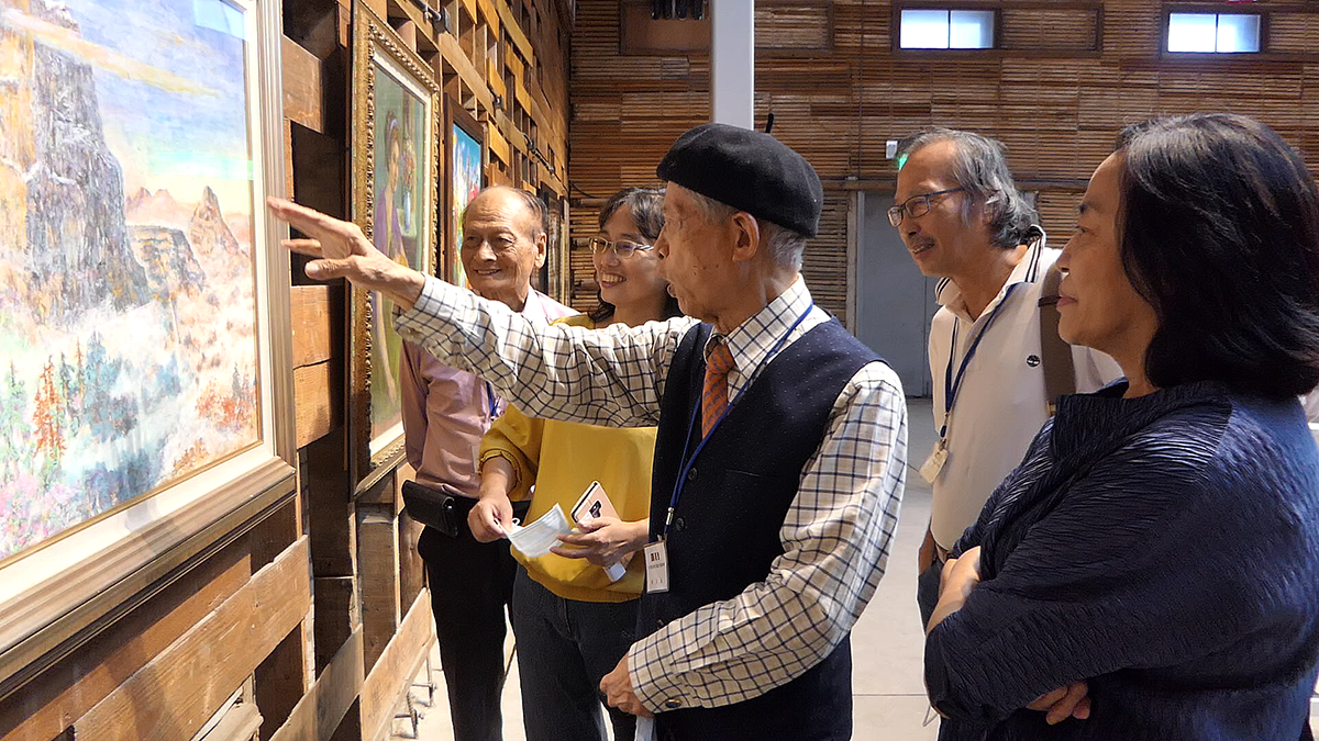 台灣藝術家法國沙龍學會TFA巡迴展 彰化福興穀倉揭幕 2 P1530027.MOV 000068000
