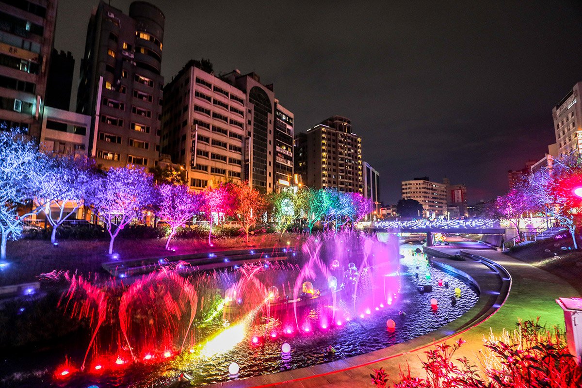 2020台中好ya誕-首度推出水舞燈光秀-今年市府將打造升級版水舞秀-2020年資料照片