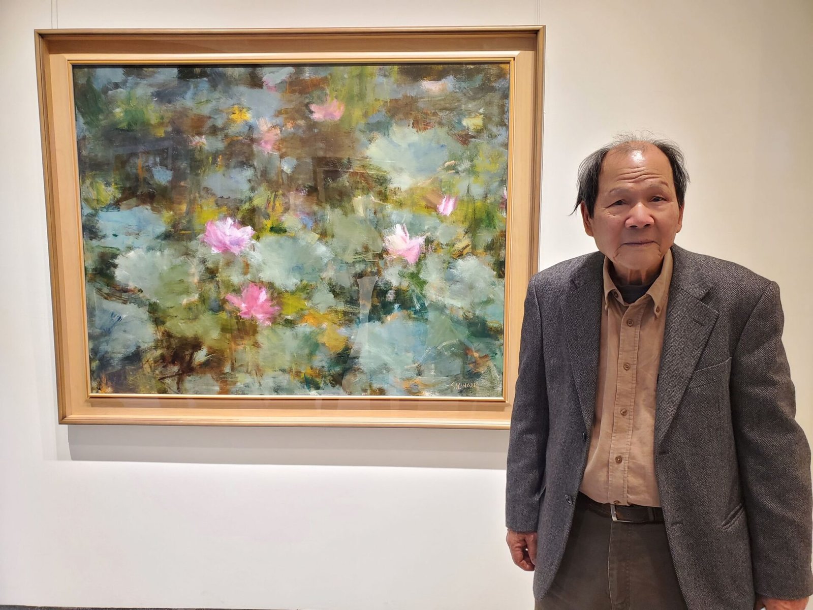 藝壇巨擘王守英90畫展大墩文化中心揭幕