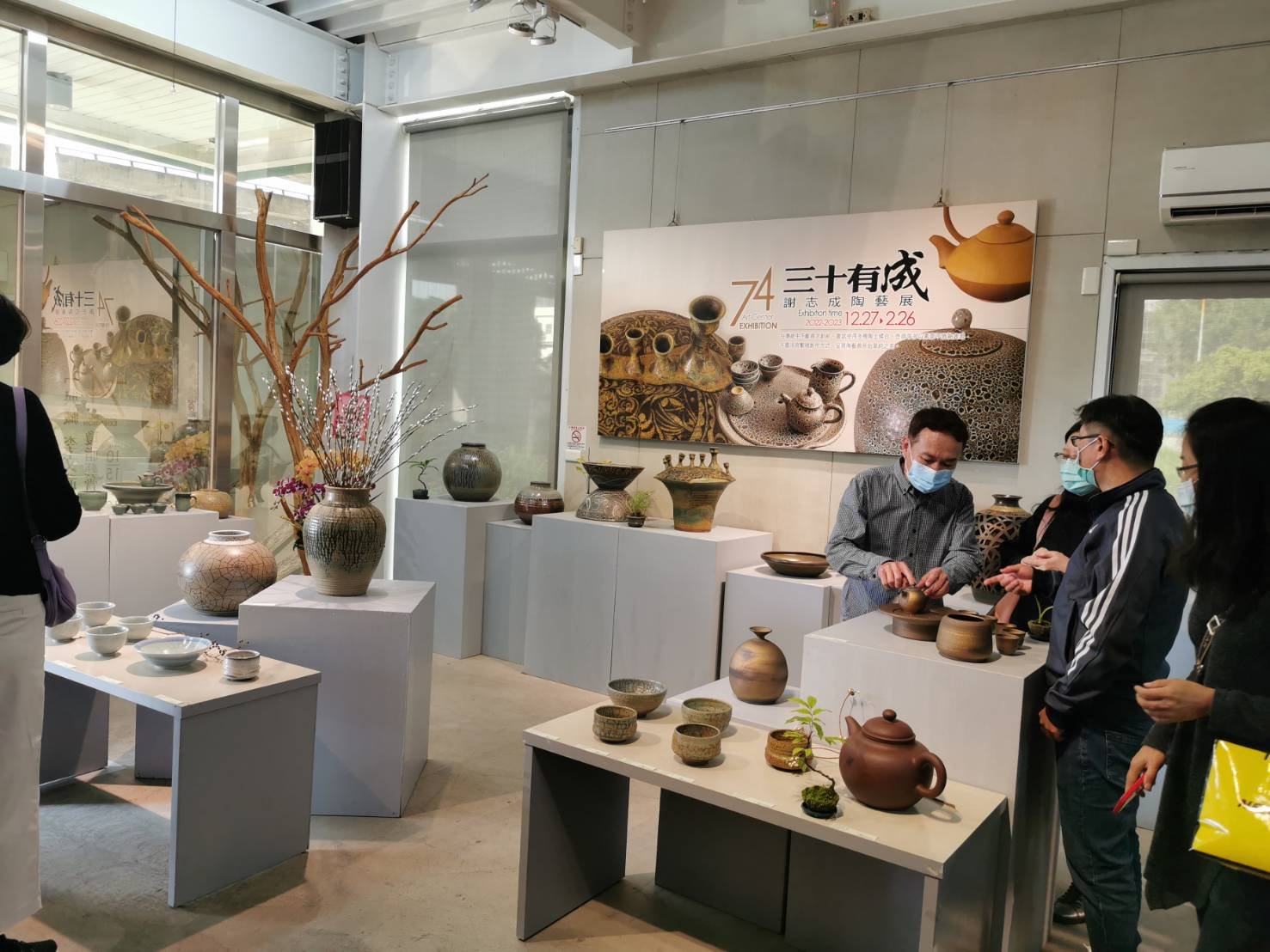 74藝術中心《三十有成》謝志成個展會場