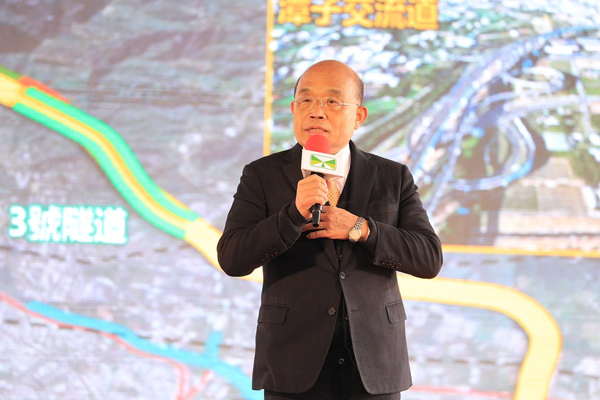 建構台中完整路網 國4豐潭段全線通車 4 行政院長蘇貞昌致詞