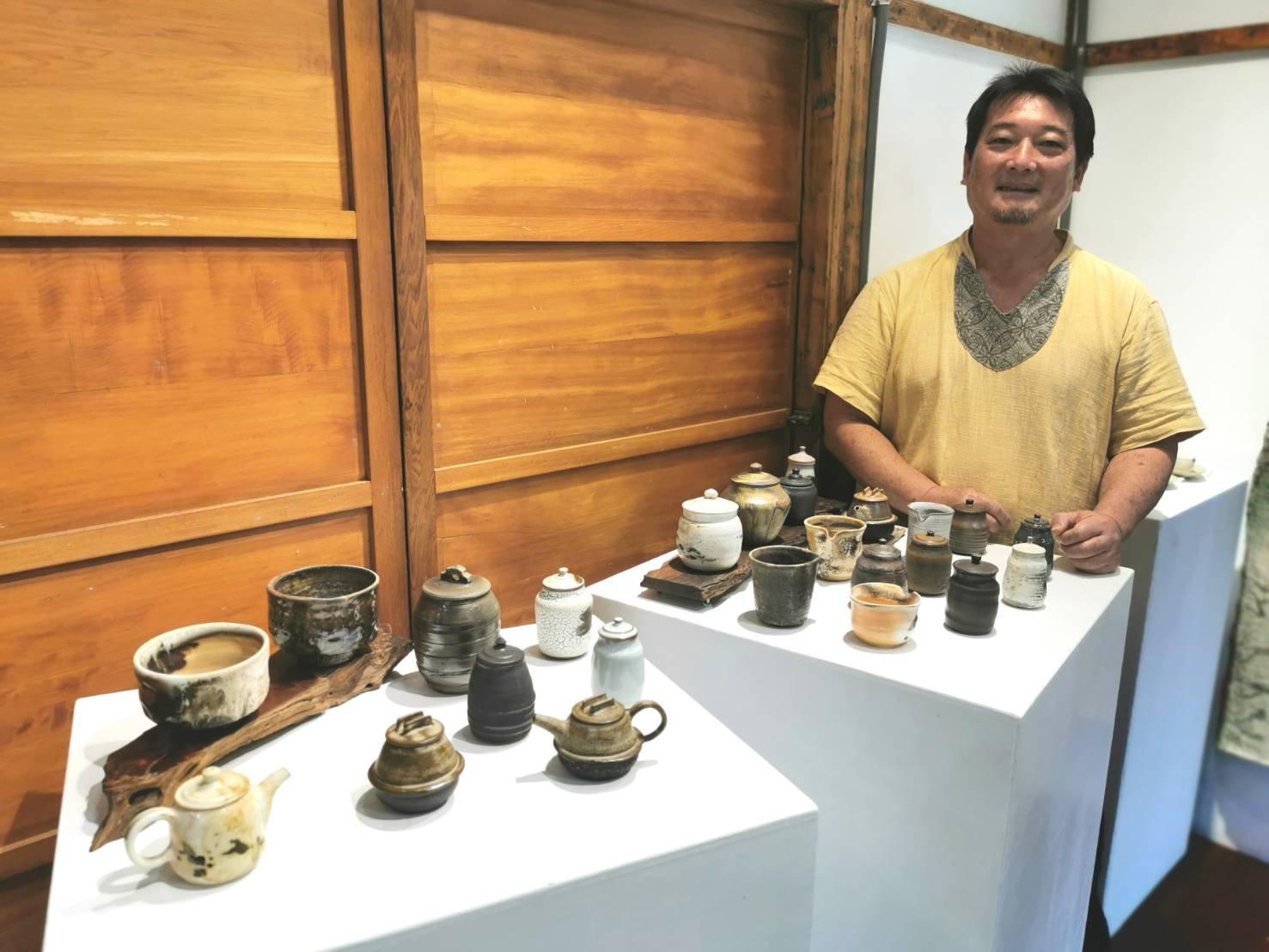 陶藝家陳榮展在道禾六藝文化館辦《侘器之美》個展
