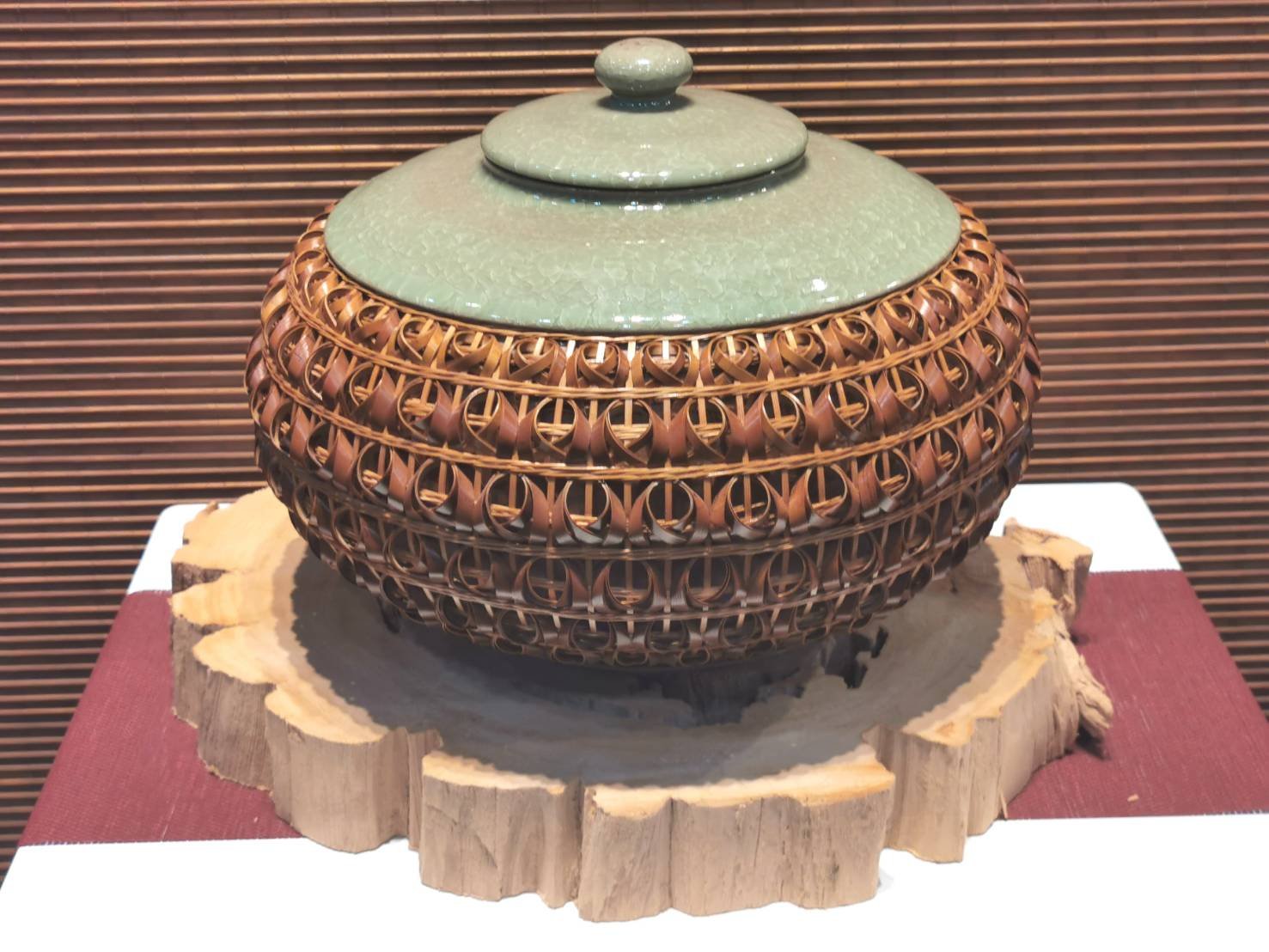 陶藝家陳榮展專利創作「竹韻陶心」