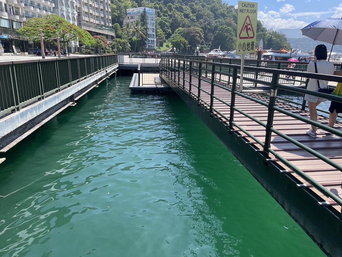 日月潭水位因梅雨回升 日管處啟動碼頭設施復原工作 1 S 213024779