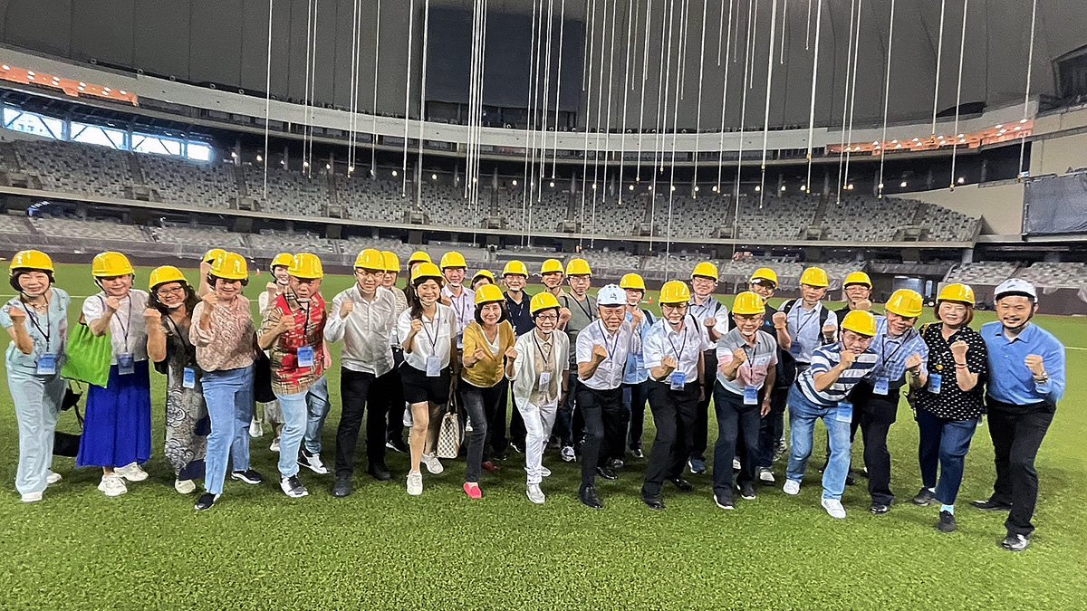台中市政府及市議會參訪台北大巨蛋