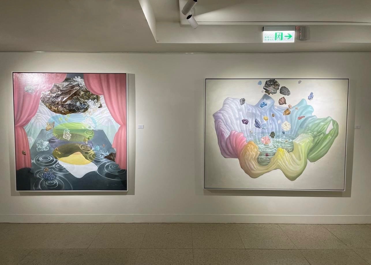 藝術家姜淼在現代畫廊姜淼個展作品