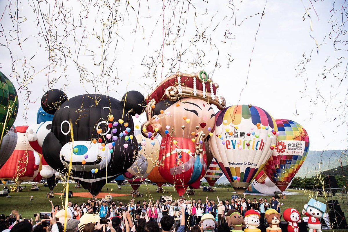 2023臺灣國際熱氣球嘉年華 媽祖球首飛開幕