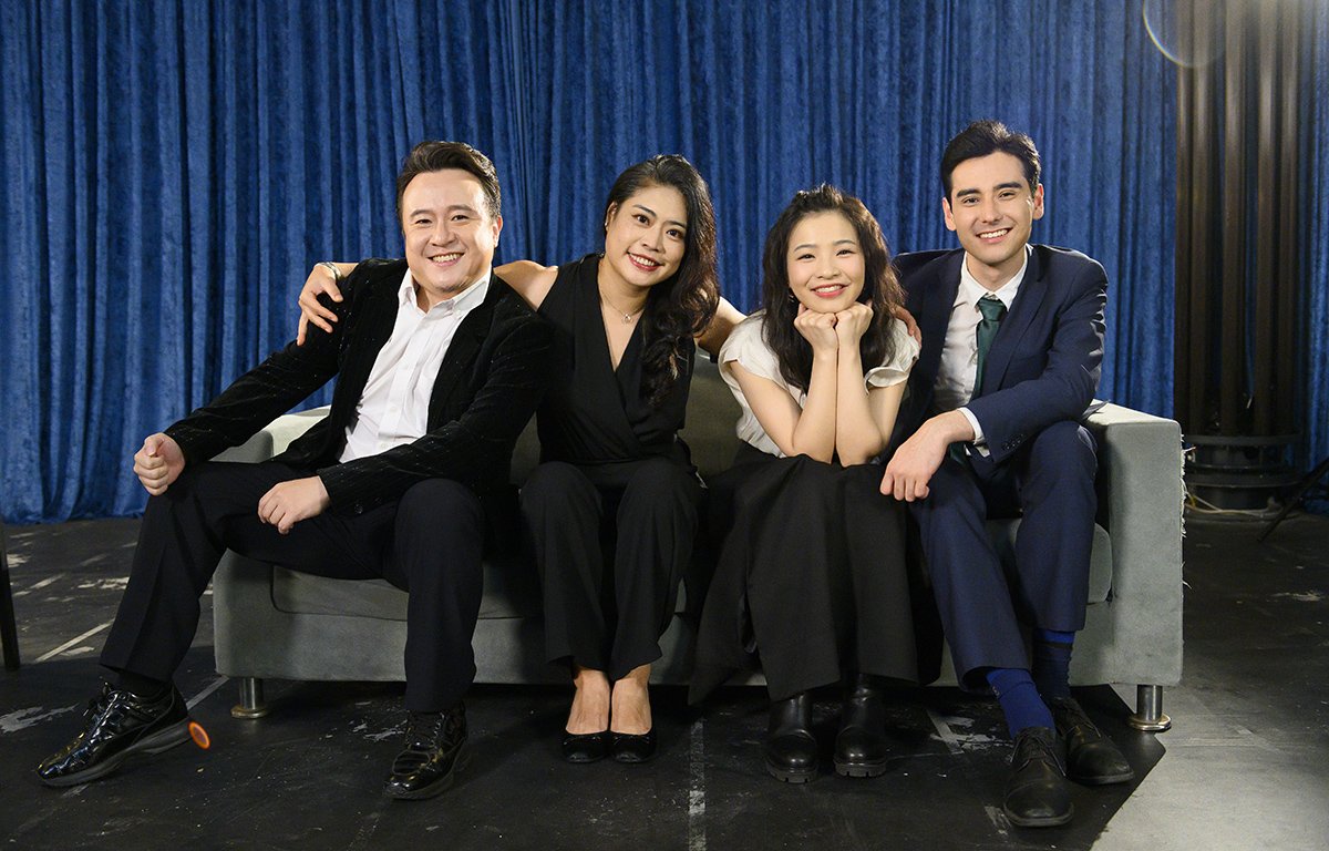 《百老匯搖滾音樂劇《NEXT TO NORMAL 近乎正常》演員於6月17日拍攝劇中曲目〈Light〉宣傳影片現場工作照／攝影：羅慕昕、照片提供：活性界面製作
