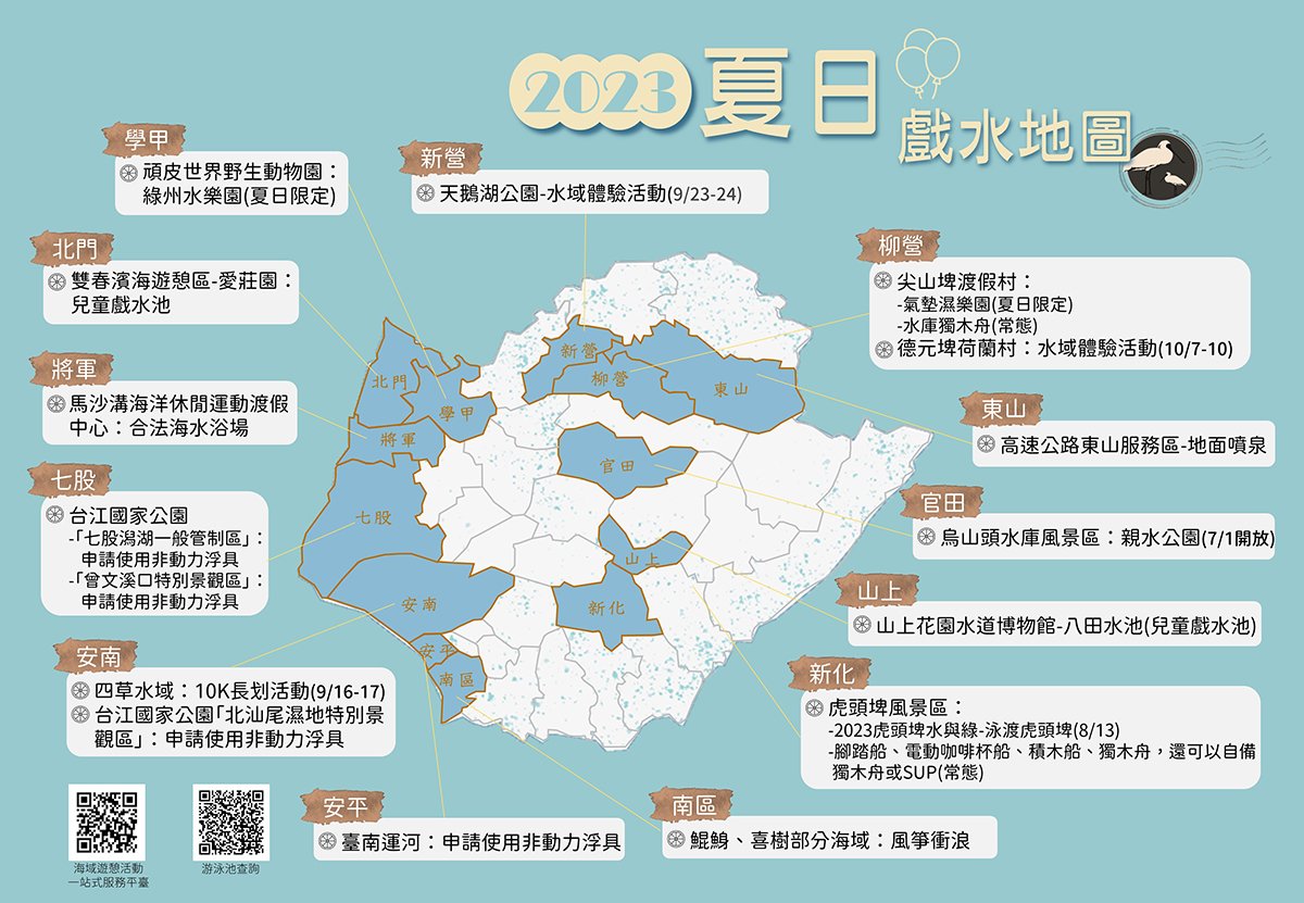 2023夏日戲水地圖