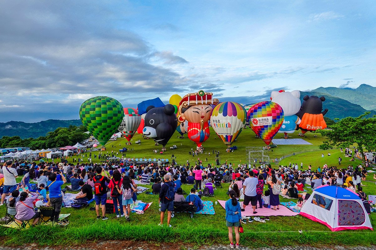 2023臺灣國際熱氣球嘉年華 媽祖球首飛開幕26顆熱氣球妝點臺東天空 1 LINE ALBUM 230630 熱氣球開幕式 230630 37