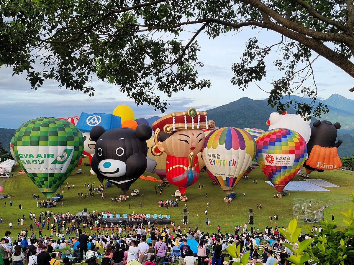 2023臺灣國際熱氣球嘉年華 媽祖球首飛開幕26顆熱氣球妝點臺東天空 3 LINE ALBUM 230630 熱氣球開幕式 230630 60