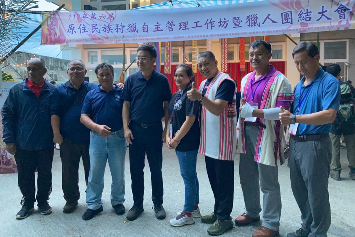 東埔首辦全國原住民獵人團結大會 宣示一同保育臺灣山林 1 S 111149085 0