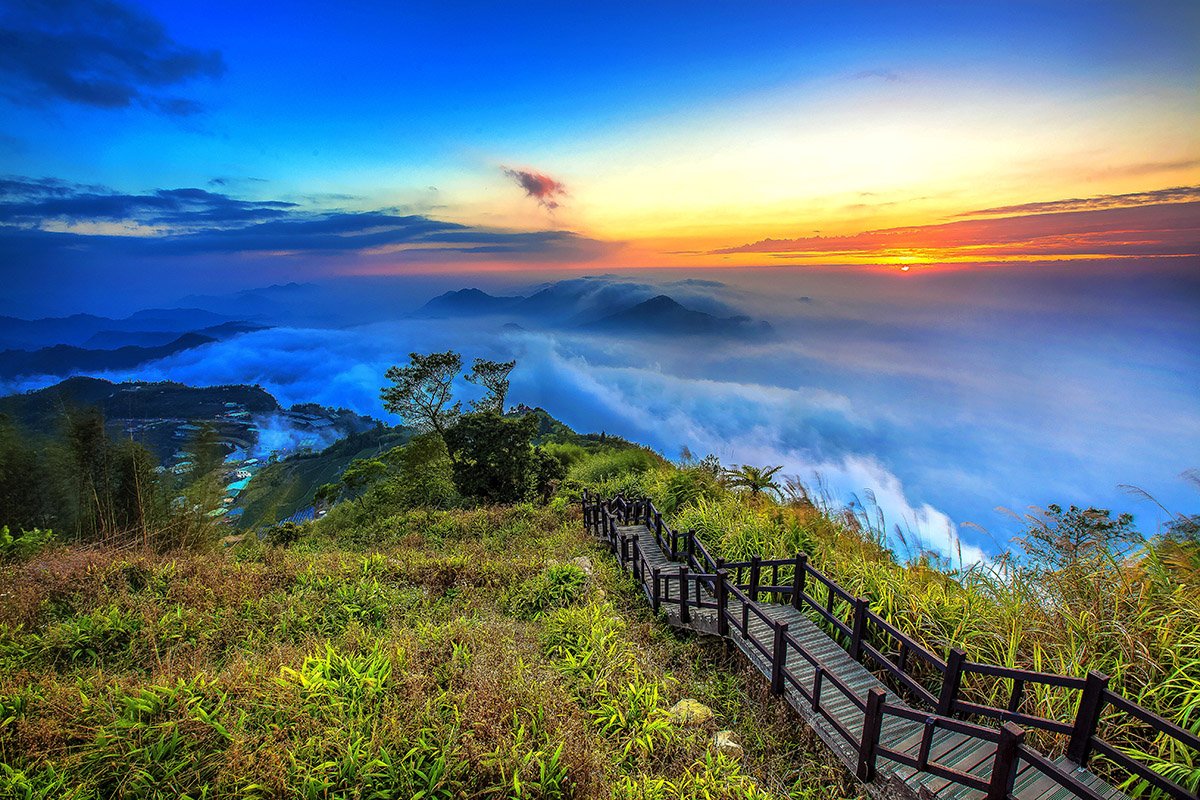 二延平步道之日落美景