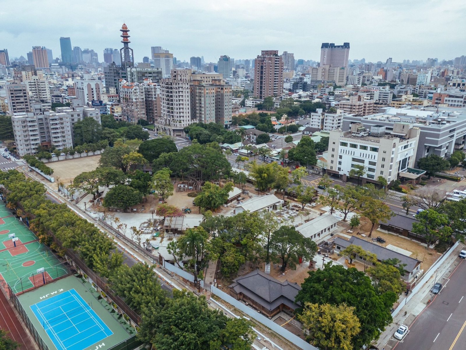 國漫館東側園區現況。