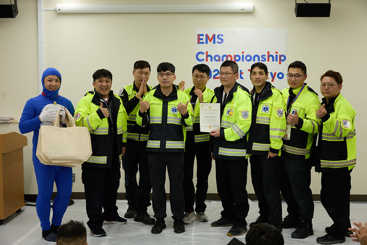 亞東醫院「Taiwan Miracle Maker」，代表台灣勇奪2023年度亞洲緊急救護競賽冠軍