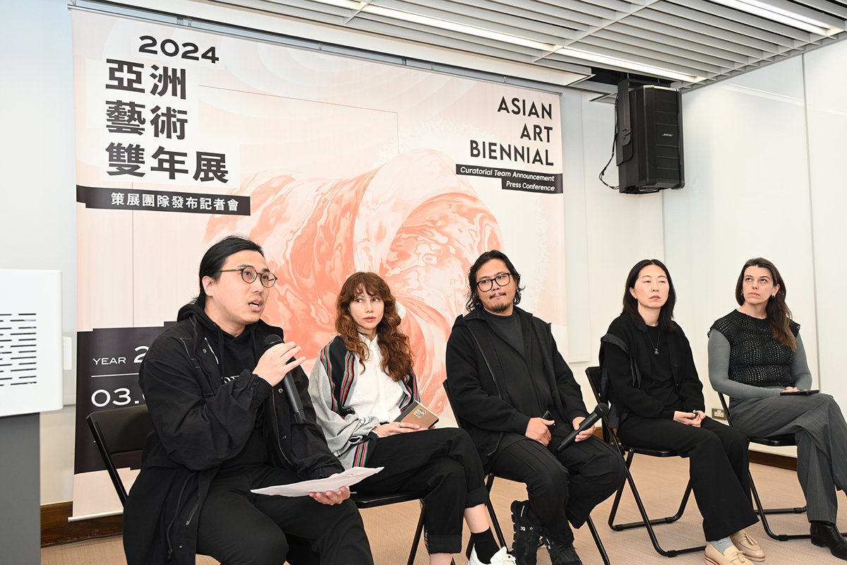 策展團隊分享「2024亞洲藝術雙年展」策展方向。