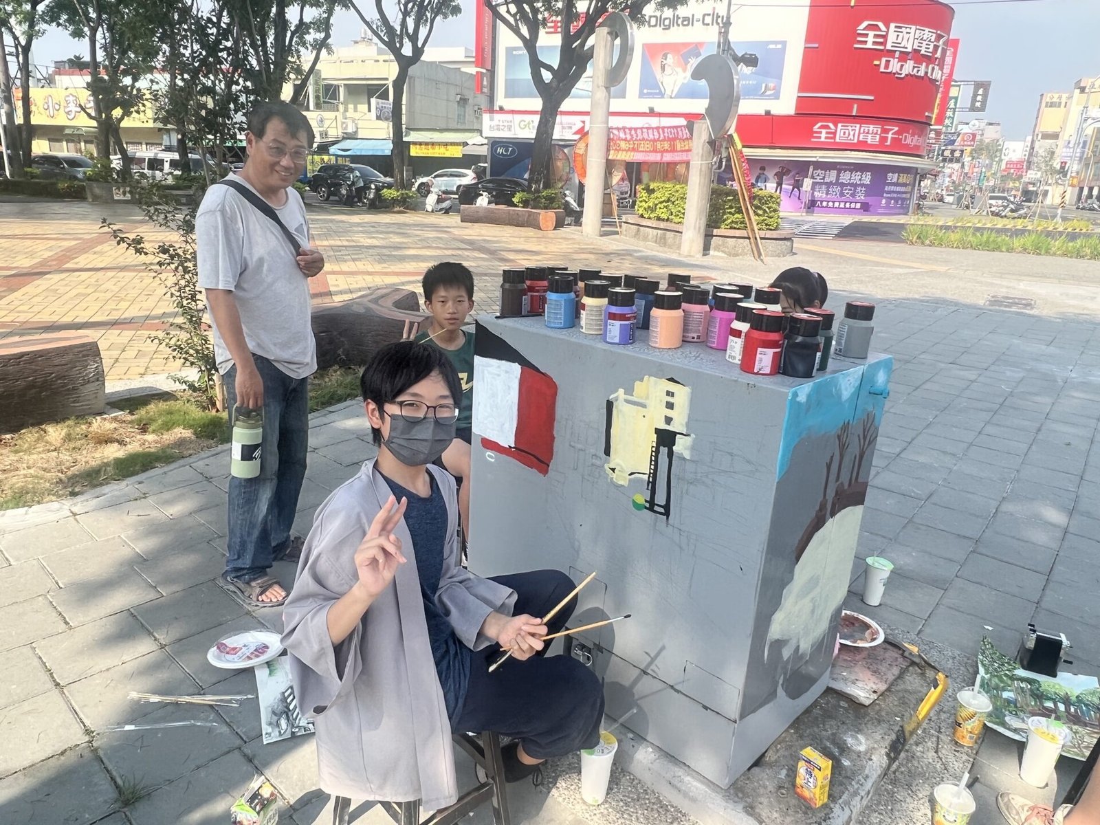 0 大同學子彩繪電箱 以藝術行動美化城市 1 0
