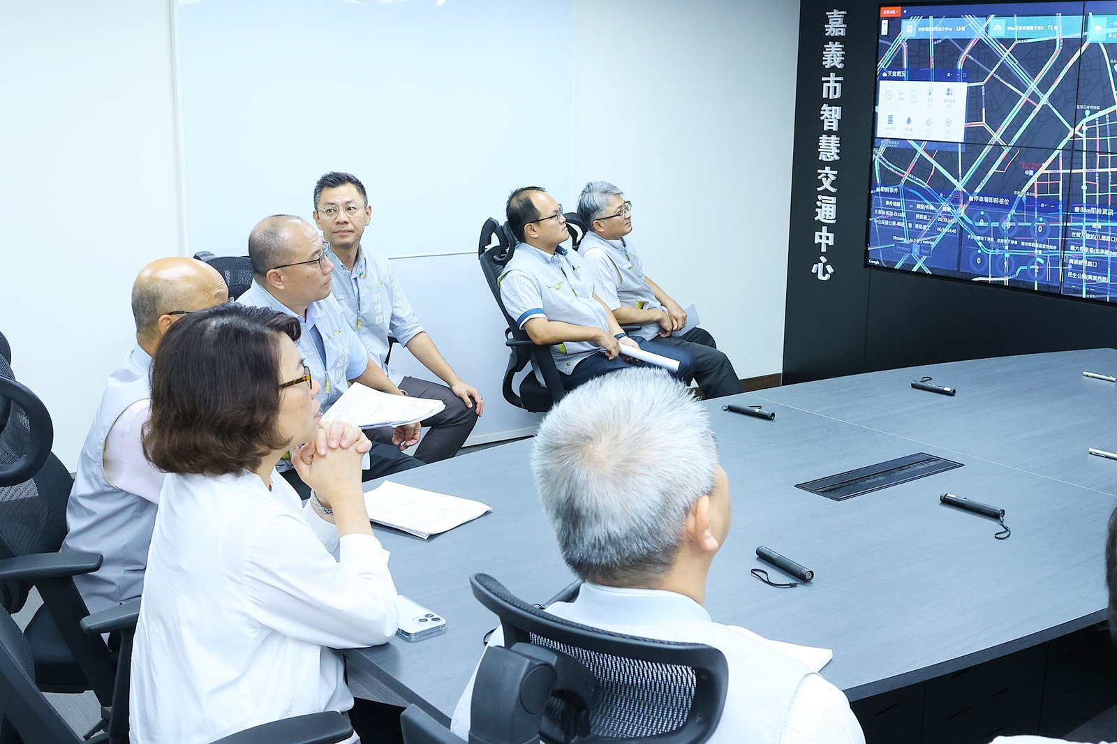 0 市長訪視交通控制中心