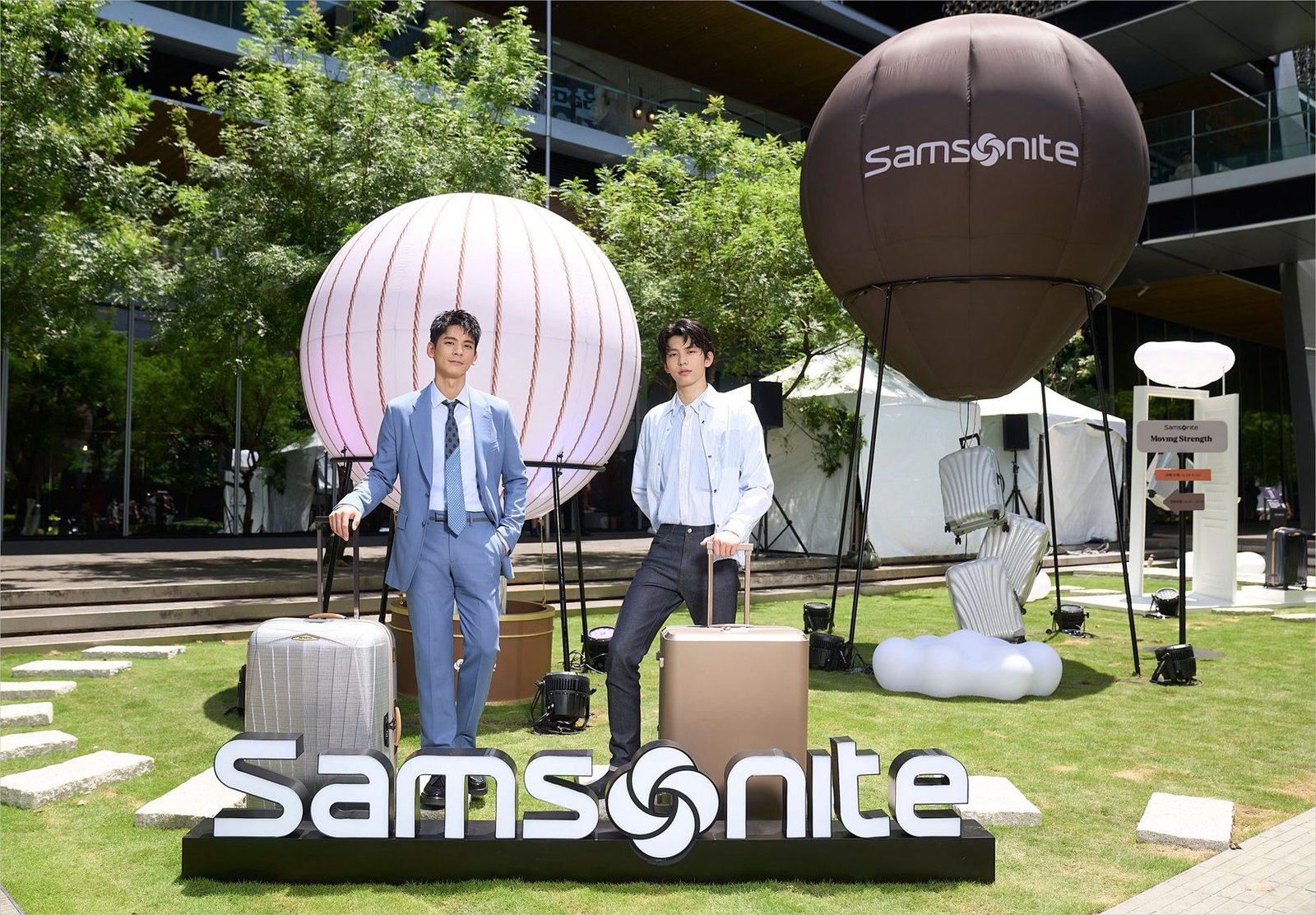 Samsonite百年經典 林柏宏與徐碩廷攜手打造無畏前行主題公園 1 Samsonite Moving Strength Theme Park無畏前行主題公園