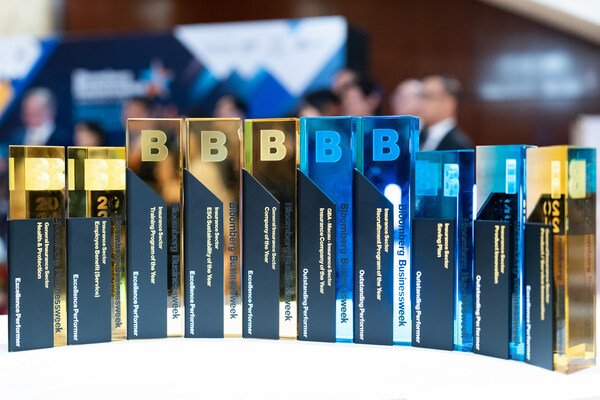 AXA安盛榮獲《彭博商業周刊》「金融機構2024」10項業界大獎 創下歷史佳績 1 THP04033
