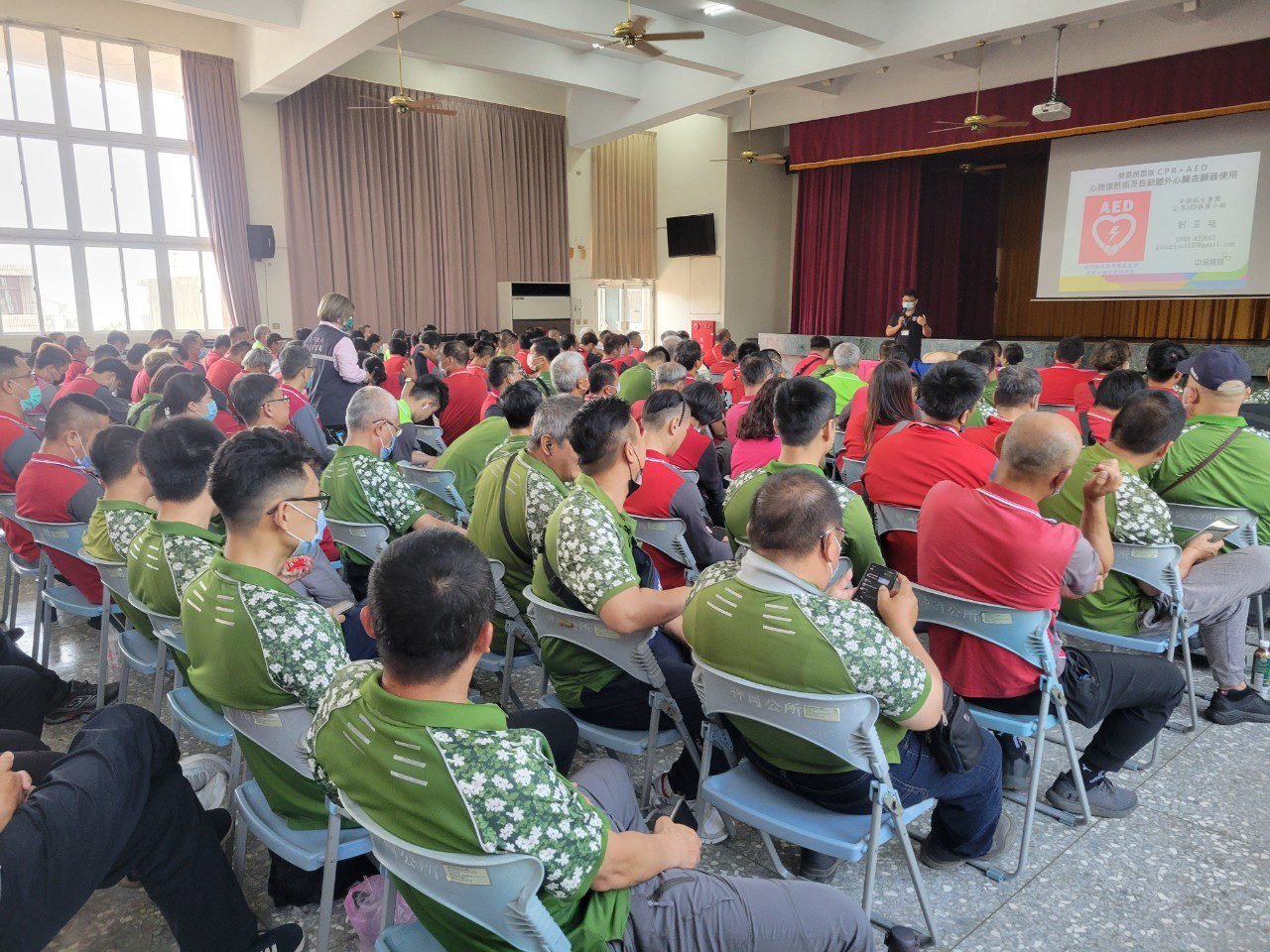 健康「心」生活 中市逾3500名清潔人員接受基礎救護技能訓練 2 cpr aed教育訓練 0