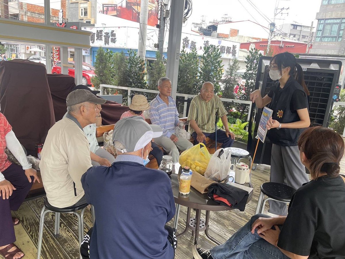 端午連假埔里警至熱門觀光景點宣導反詐騙