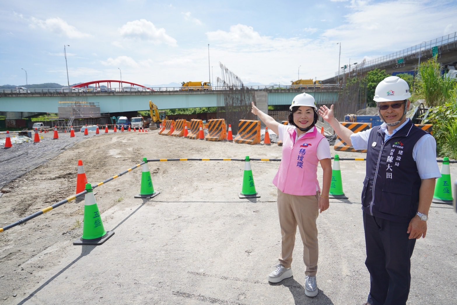 紓通豐洲科技園區尖峰時段車潮 中市建設局長視察后豐大橋新增引道工程 1 unnamed file 284