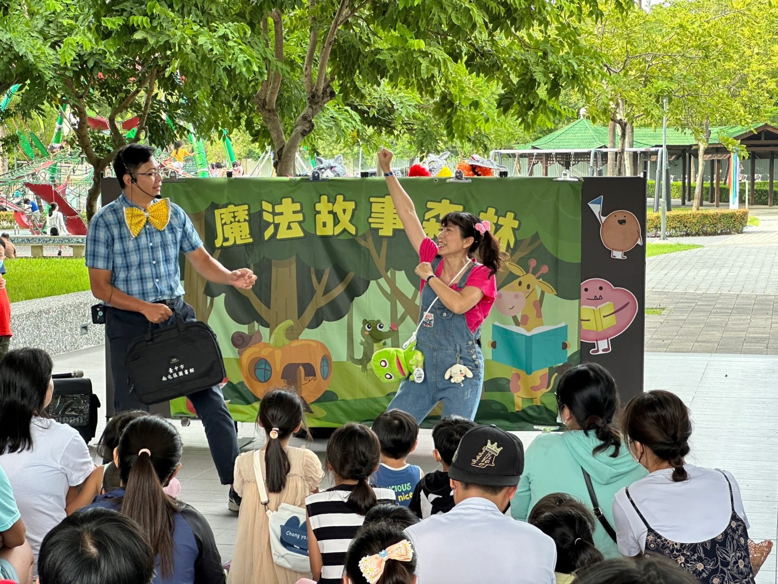 中市李科永圖書館兒童區喜迎新「閱」章 6/29暑假首檔開卷集好運 1 尋找天堂部落 故事劇 歡迎大小朋友來看表演